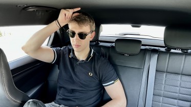 The backseat sits too low and the legs of the passengers stay up in an uncomfortable position.