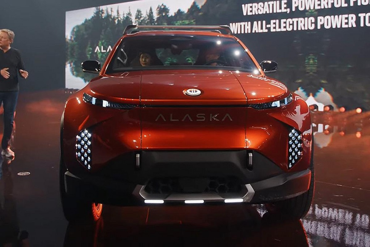 2025 Fisker Alaska electric pickup truck debuts
