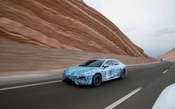 Geely Galaxy E8 spotted with minimal camo