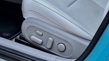 The seats are electric and can be adjusted for great comfort.