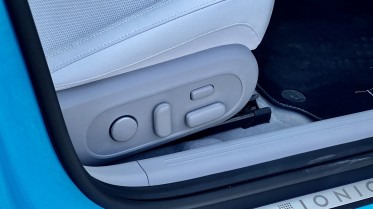 The seats are electric and can be adjusted for great comfort.