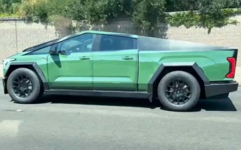Tesla Cybertruck takes a cheeky stroll in Toyota Tundra's skin