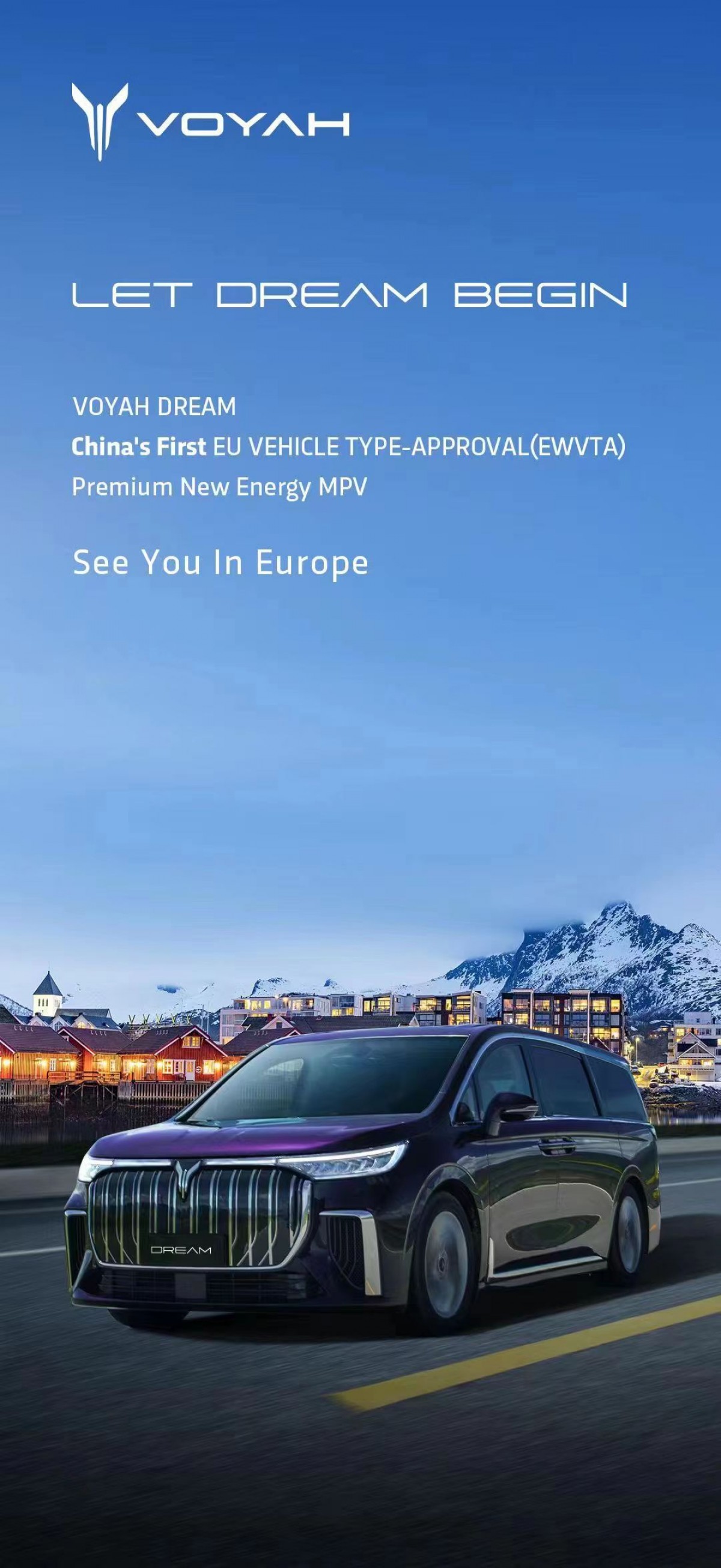 World’s fastest MPV - Voyah Dream set to electrify Europe