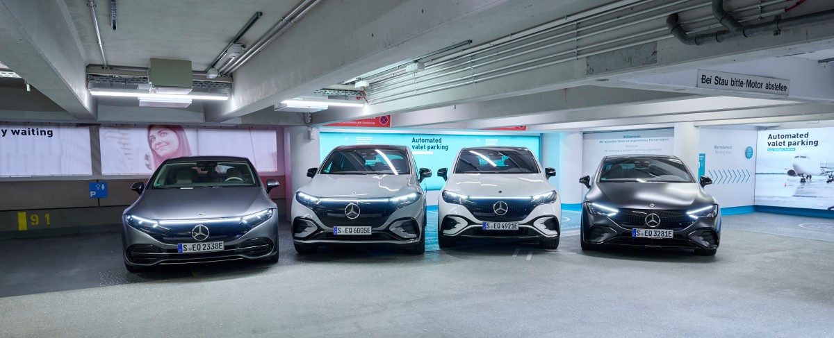 Mercedes EQE SUV and EQS SUV get automated driverless valet parking