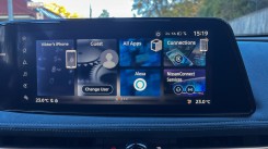 The infotainment screen in the Ariya is very useful, we just wish it was a little quicker to respond.