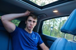 The Nissan Ariya offers just the right amount of space for comfortable travel in the back seats.