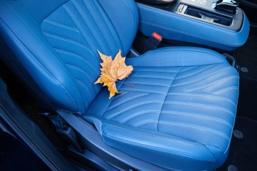 The seats in the Ariya prioritize comfort over sportiness, understandable for a family crossover.