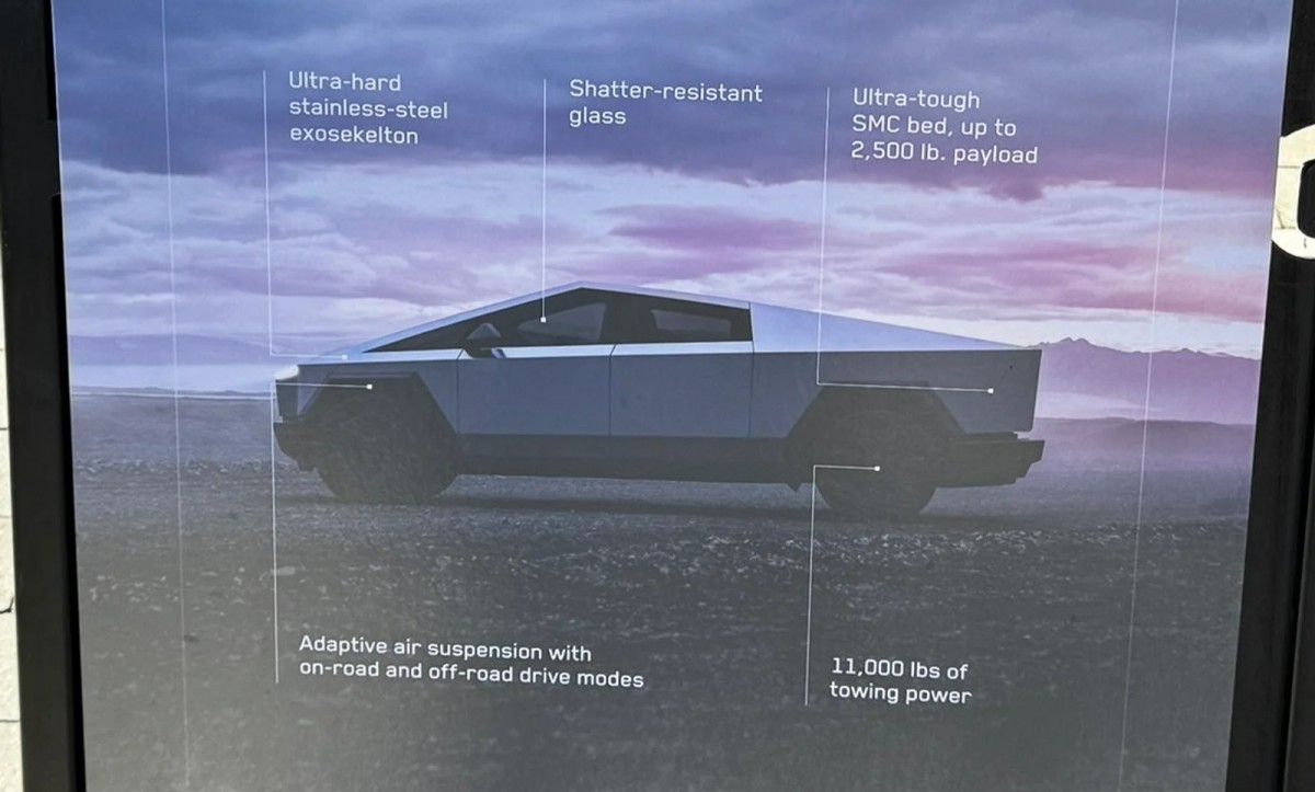 Tesla Cybertruck specs reveal impressive load capacity