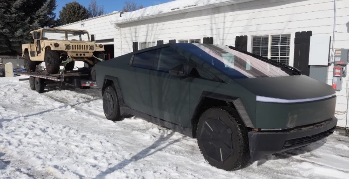 JerryRigEverything tests Tesla Cybertruck's towing abilities