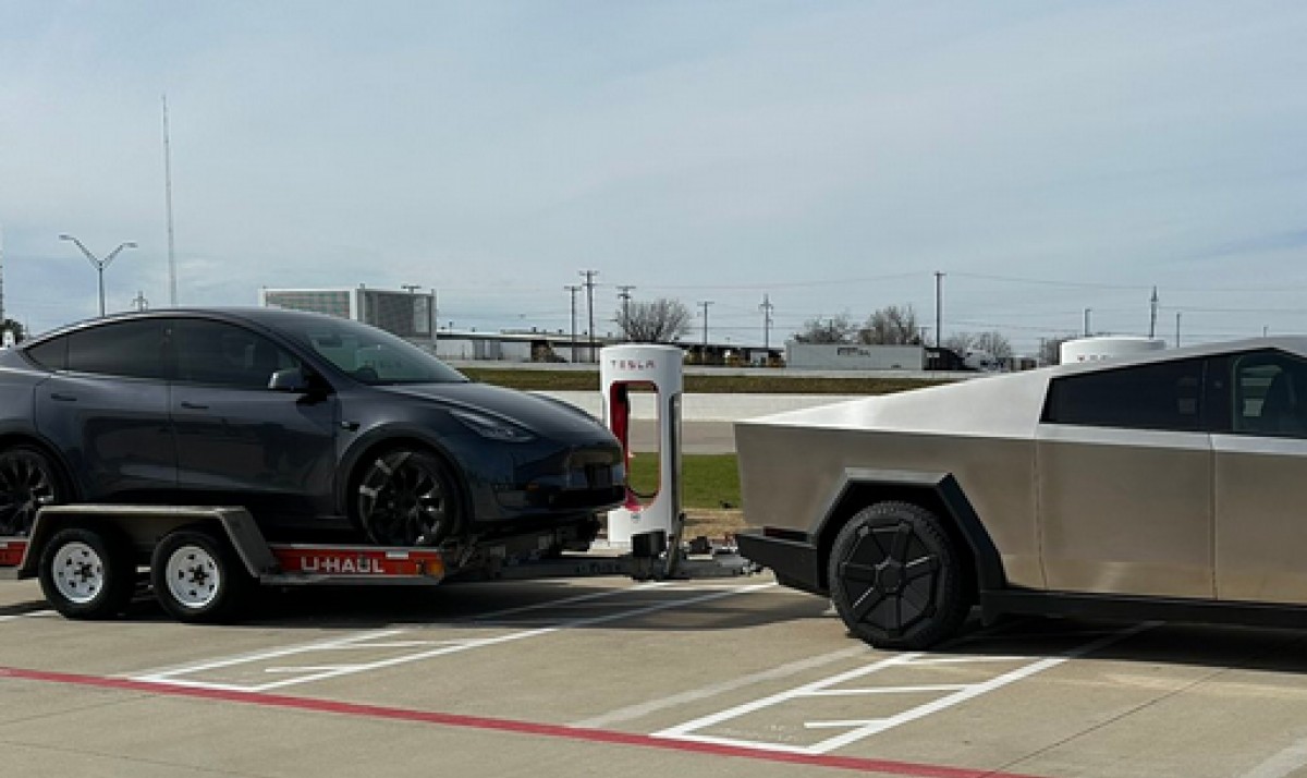 Tesla Cybertruck AWD real life towing range tested