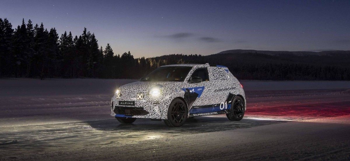 Alpine A290 hot hatch's first run is in the Artic Circle 