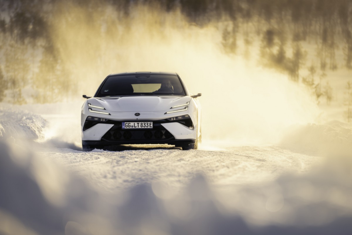 Lotus Emeya electric grand tourer triumphs in arctic circle cold weather testing