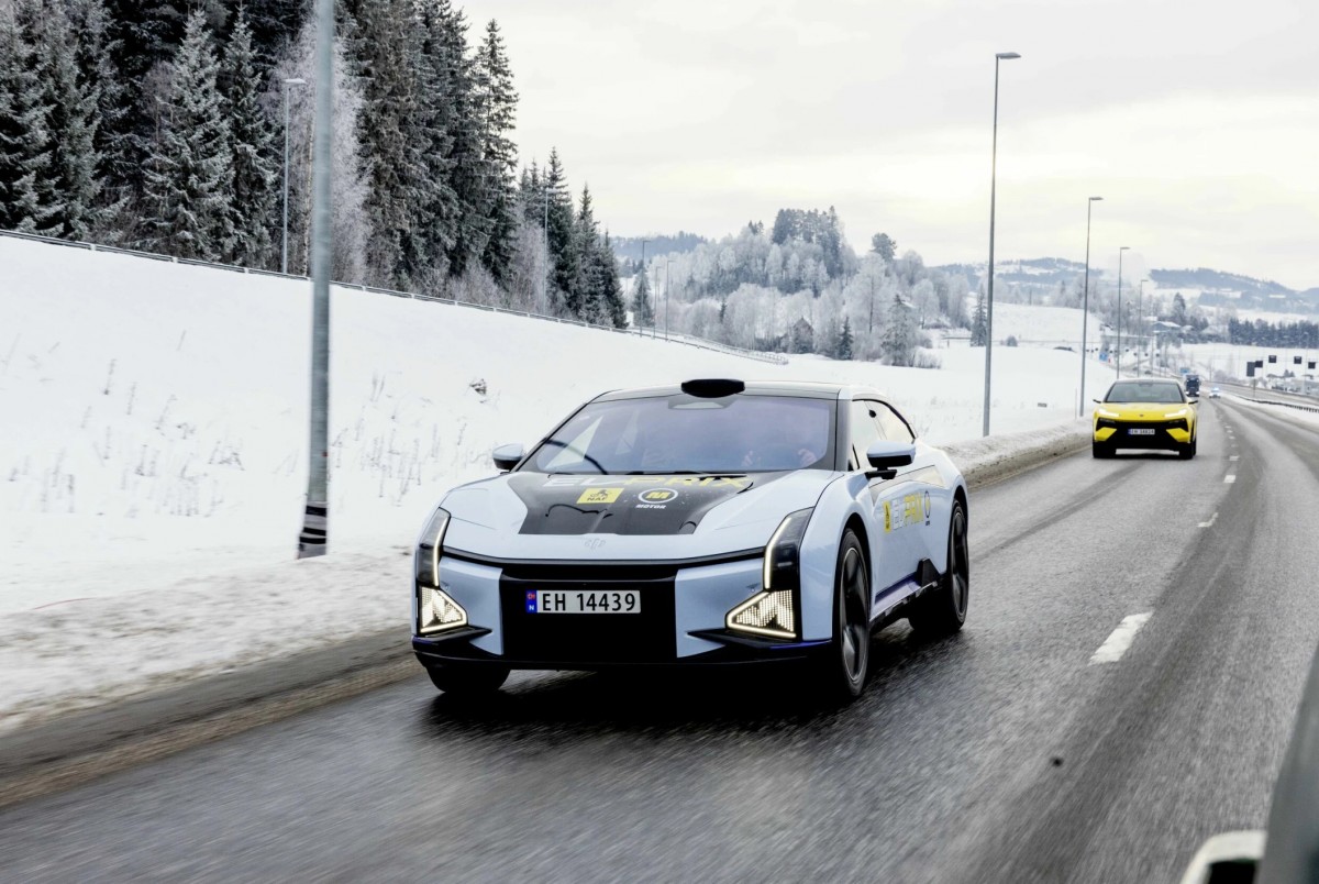 The HiPhi Z dethrones Tesla in a new winter range test