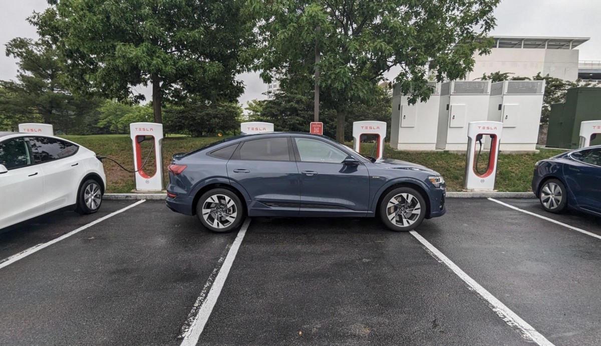 Tesla's Supercharger struggle - short cables and awkward parking for non-Tesla EVs