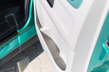 There's plenty of storage space in the doors.