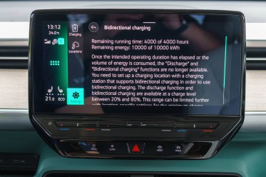 There is a limit on how much you can use the ID.Buzz for bidirectional charging.