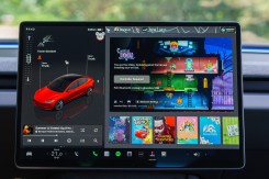 Waiting is never boring in the Model 3.