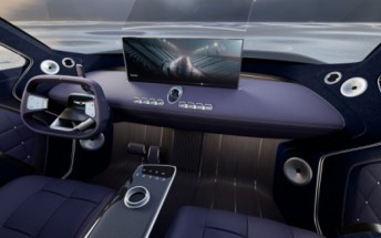 Purple interior of Genesis GV90 revealed in spy photos