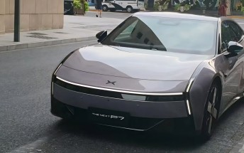XPeng's futuristic P7 spotted on the street in China