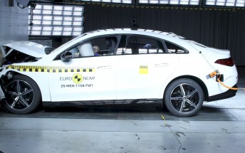 Euro NCAP awards the new electric Mercedes-Benz CLA five stars