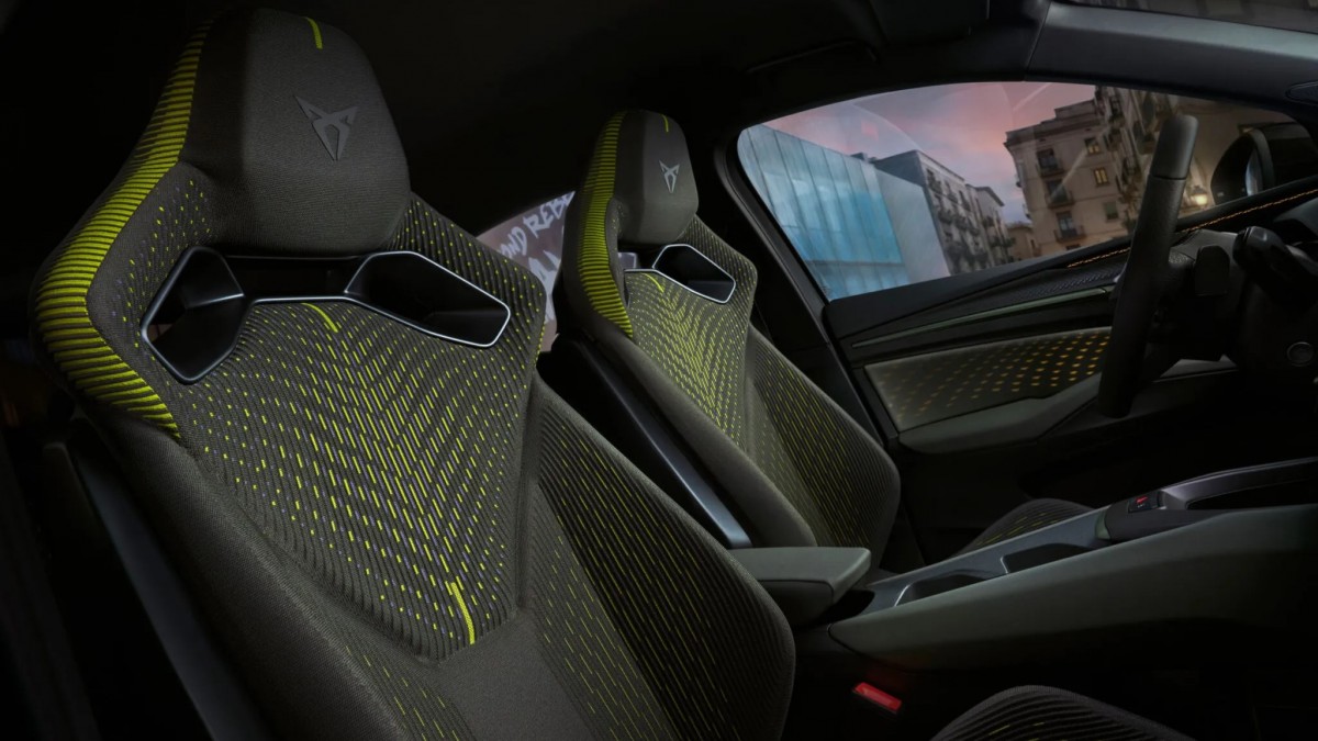 Interior of the Cupra Raval