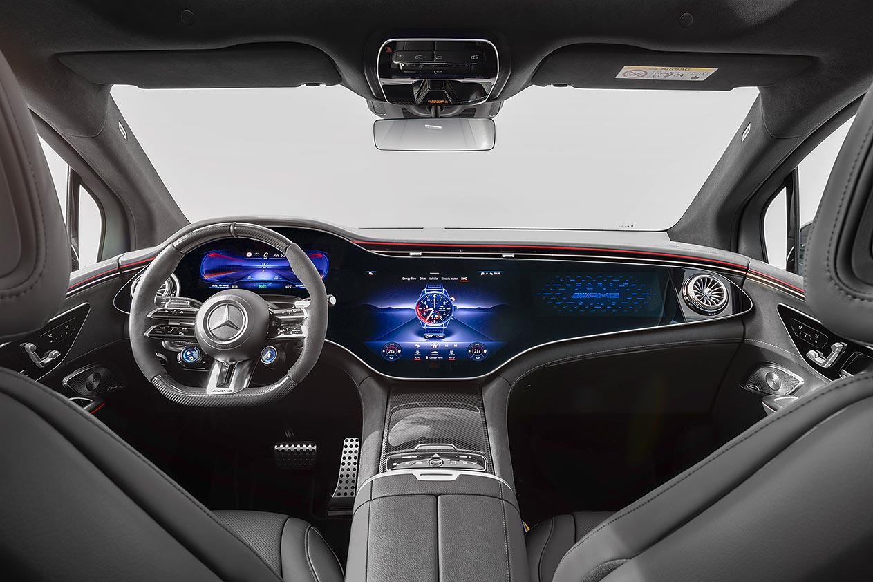 Mercedes EQE SUV interior