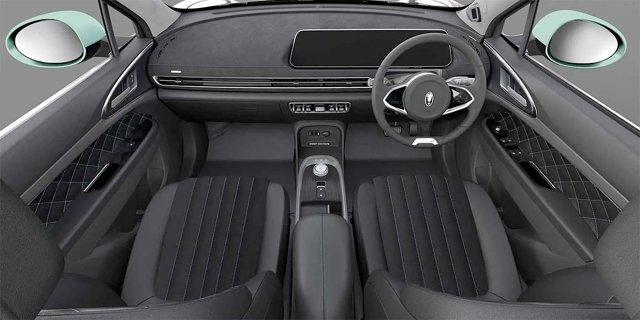 ORA Funky Cat interior