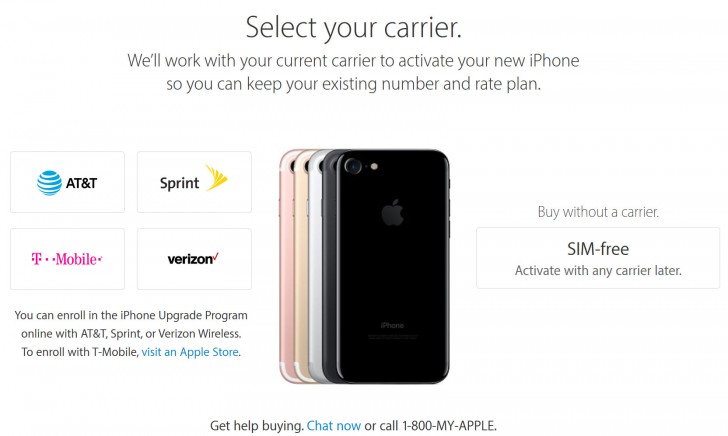 SIM-free iPhone 7 and 7 Plus now available from Apple (US