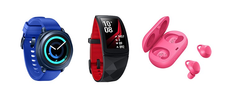 Samsung announces Gear Sport, Gear Fit2 Pro, and Gear IconX (2018