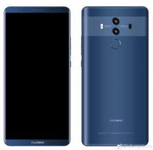 New Huawei Mate 10 Pro renders confirm design - GSMArena.com news