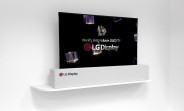 LG showcases new rollable 65” OLED display