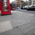 Huawei's power-washed pavement graffiti for the Huawei P20