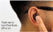 Now you can turn on/off your Pixel Buds through a triple tap