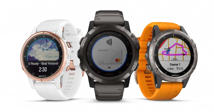 Montre GPS GARMIN Fenix 5S Plus - Blanc/or Rose - Occasion Avec Garantie 3 Mois