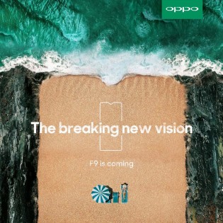 Oppo F9 teaser