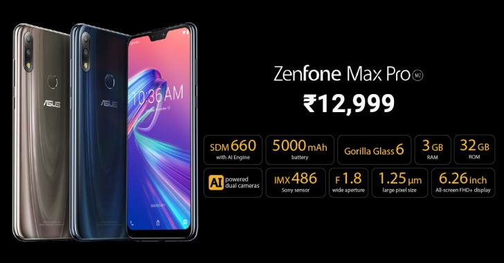 Asus unveils Zenfone Max M2 and Max Pro M2 in Indonesia and