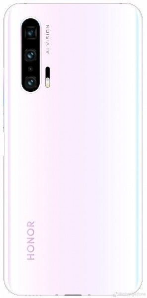 Honor 20 Pro leaks in White gradient - GSMArena.com news