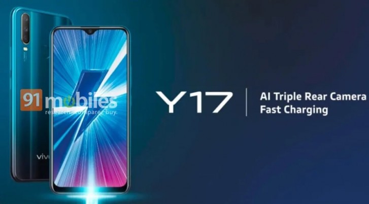★VIVO vivo Y17 detailed specs surface with 6.35-inch notched display and