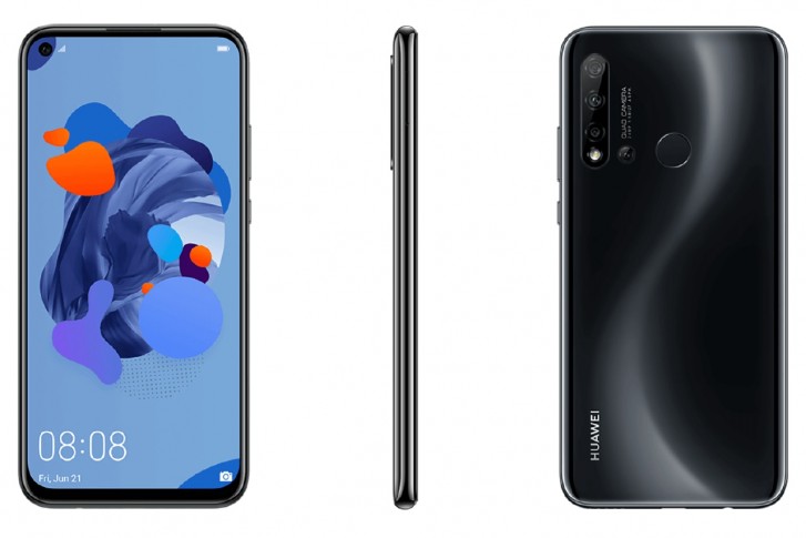 Huawei P20 lite 2019 leaked with hole punch display and quad