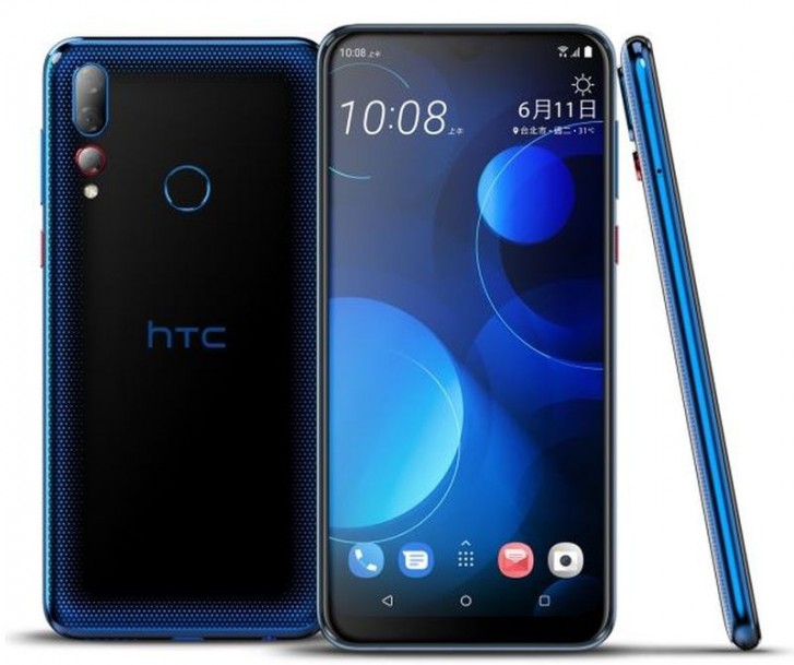 【レア】HTC u19e HTC U19e With Iris Unlock Support, HTC Desire 19+ With Triple Rear