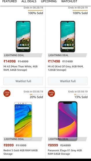 Mi A3 pricing and variants