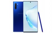 Aura Blue Samsung Galaxy Note10+ is headed to Europe