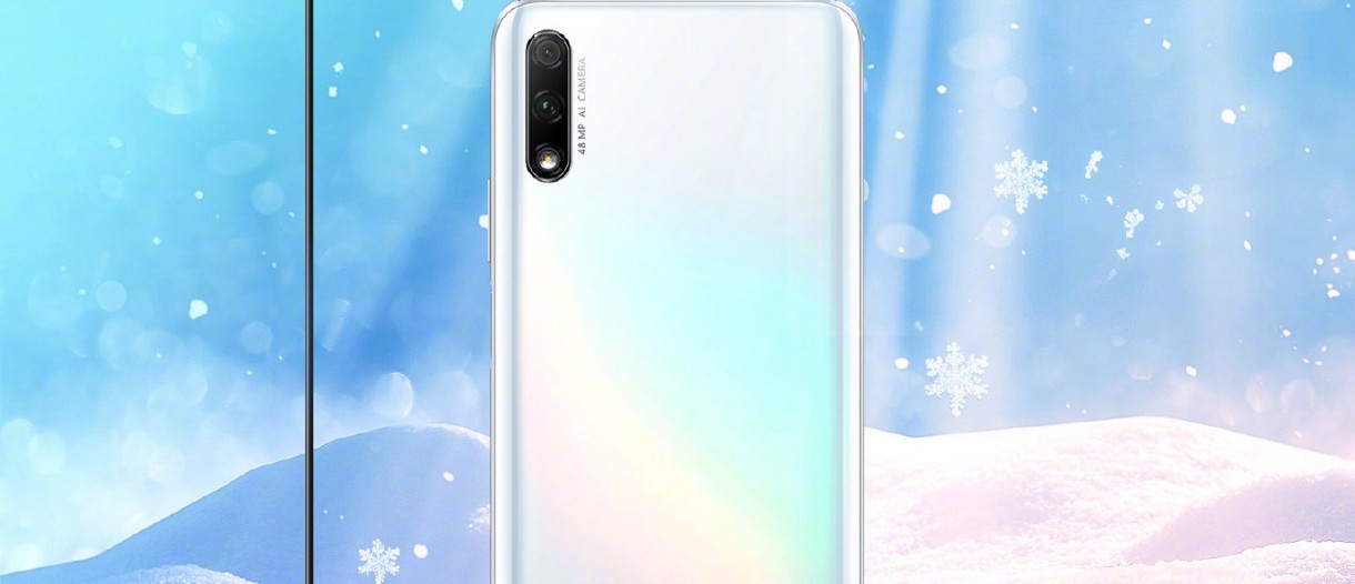 Honor 9X gets new Icelandic White paintjob - GSMArena.com news