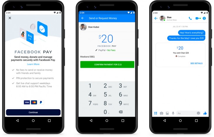 Facebook Pay launches in the US, works across Messenger, Instagram, and WhatsApp too