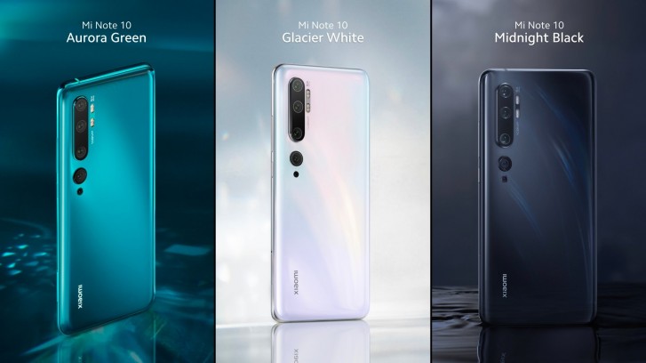 Xiaomi Mi Note 10 is official: the 108MP penta-cam global version