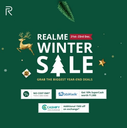 Realme announces Winter Sale with discounts of up to INR2,000 on select smartphones