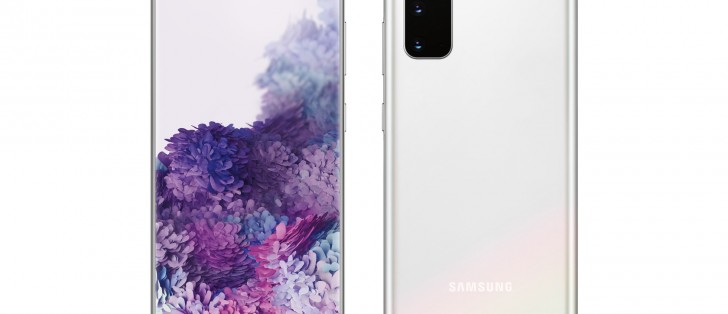 Verizon-exclusive Cloud White Samsung Galaxy S20 gets pictured
