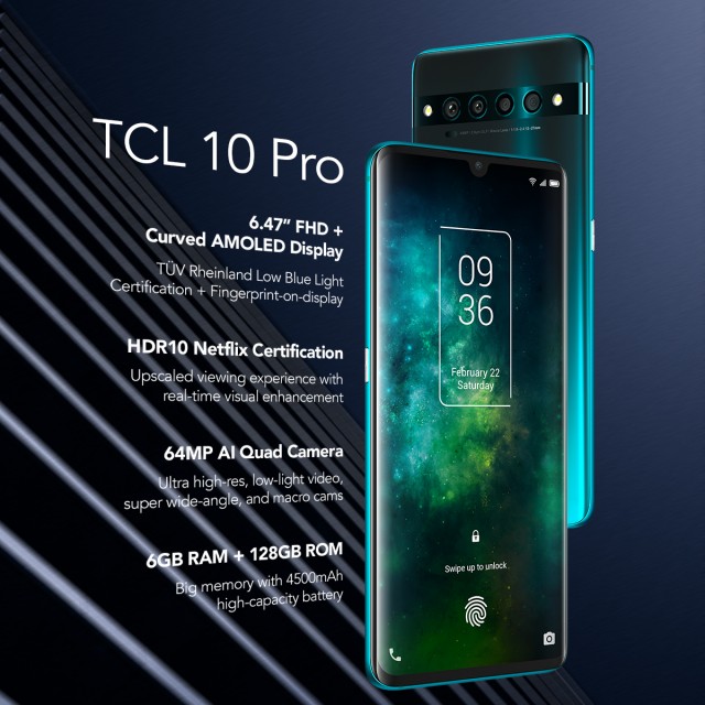 TCL 10 Pro and 10L go on sale in North America starting May 19