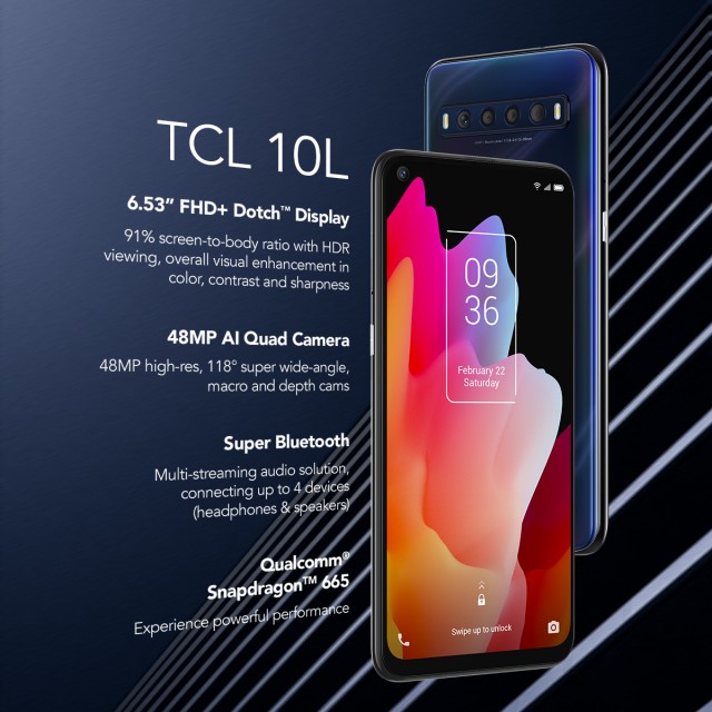 SIMフリー TCL10pro 6GB/128GB SD675 【公式通販】