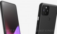 Alleged renders of Google Pixel 5 leak, reminiscent of Pixel 4